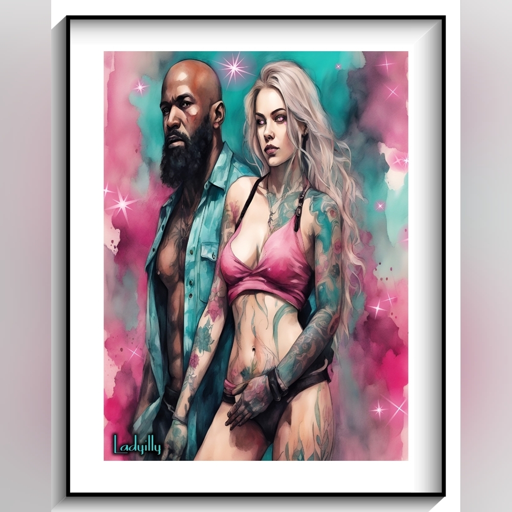 Ladyilly Luxx Framed Wall Art 8.5"×11"